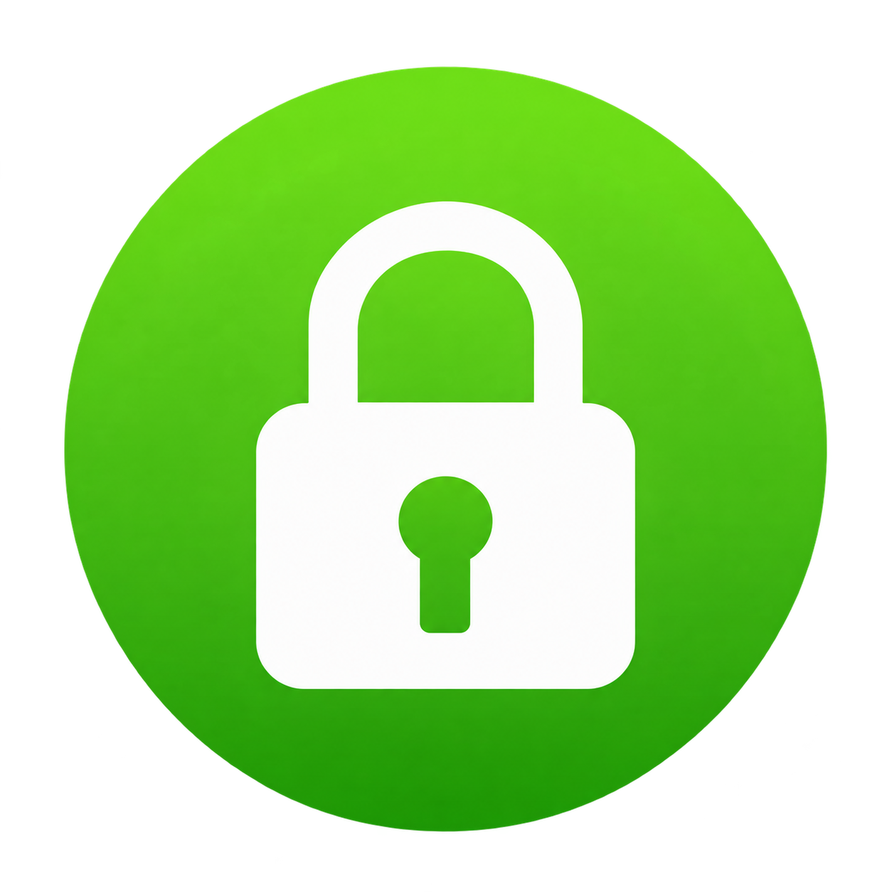 Green circle lock