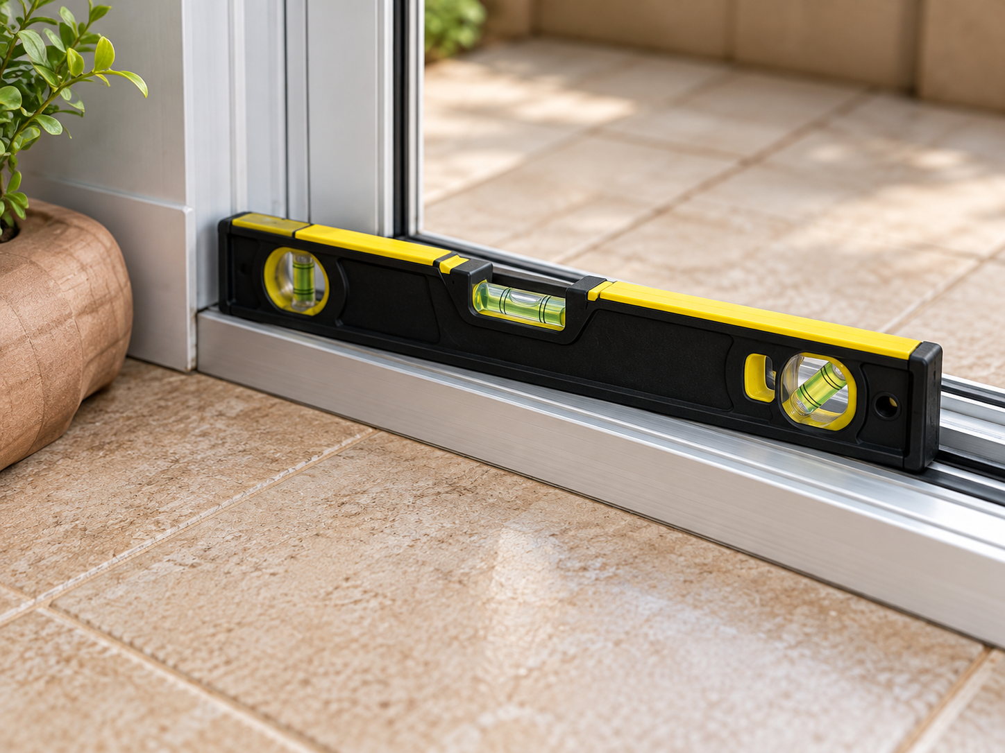 Sliding door alignment and adjustment