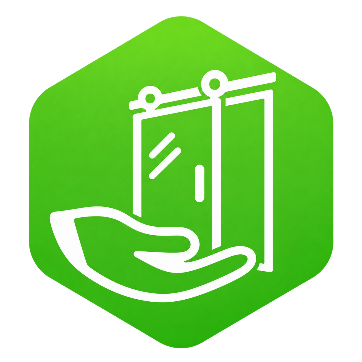 Sliding glass door repair service icon